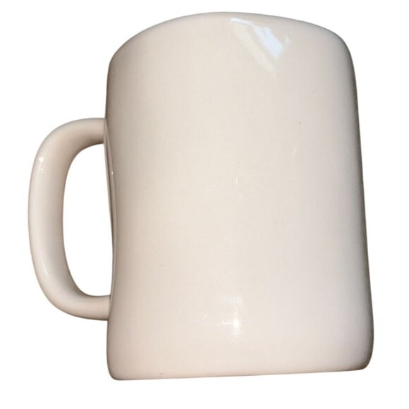 RAE DUNN By Magenta Red Inside ONE & ONLY Ceramic MUG-18 oz - Picture 4 of 4